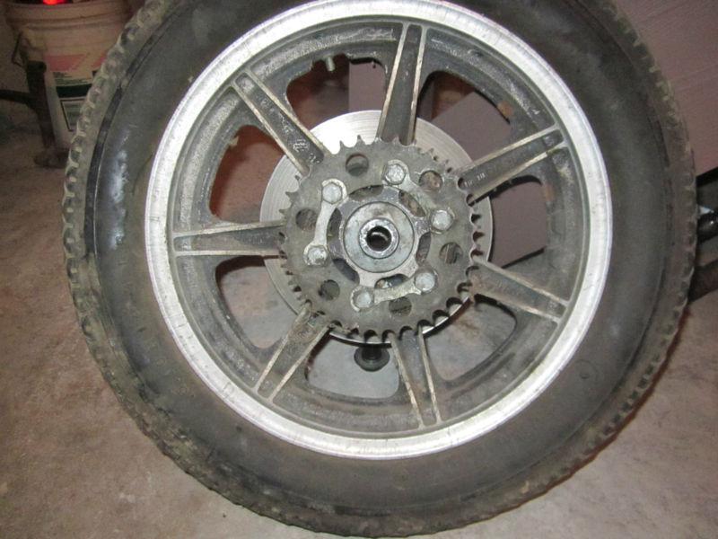 Xs650  rear wheel,   (16 inch) *free shipping* (tire not included)