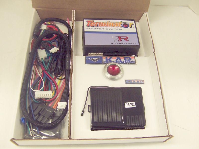 1965 thru 1969 mustang shelby clone restomod terminator push button start syetem