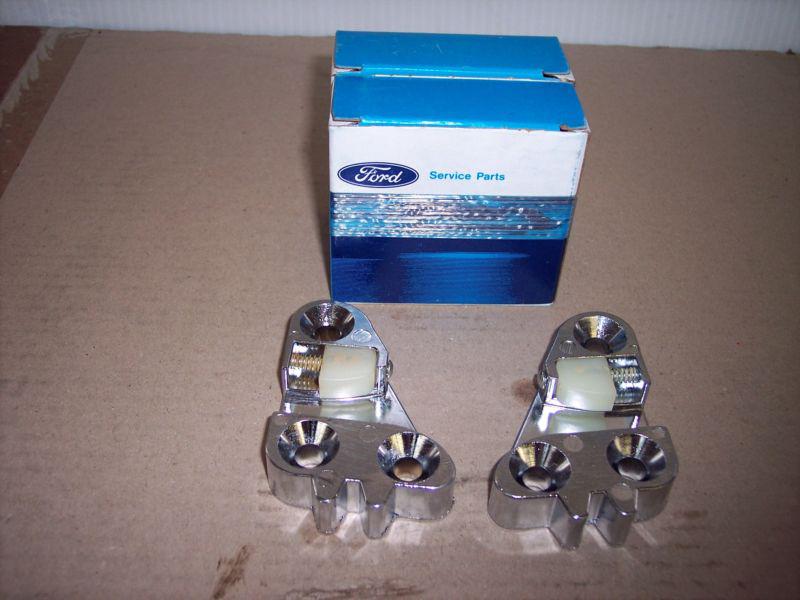 Nos ford 1953, 1954 and 1955 ford truck striker plates pair left and right