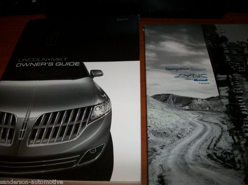 2011 lincoln mkt owners manual with navigation with free priority shipping