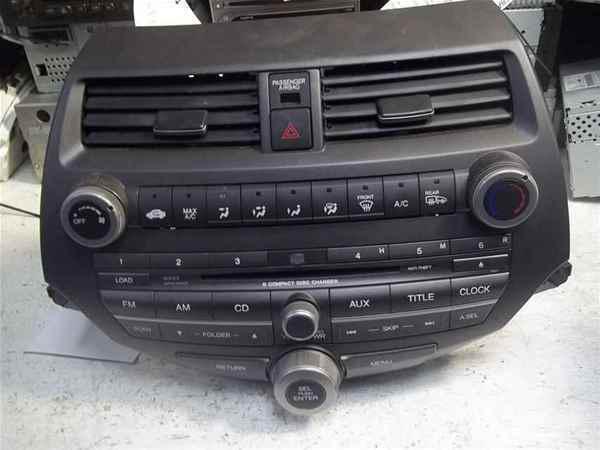 10 11 12 accord ex 4dr oem 6 disc cd player radio 3bb0