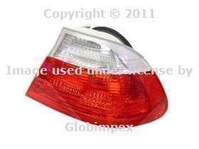 Bmw e46 (00-03) euro fender tail light +white right oem + 1 year warranty
