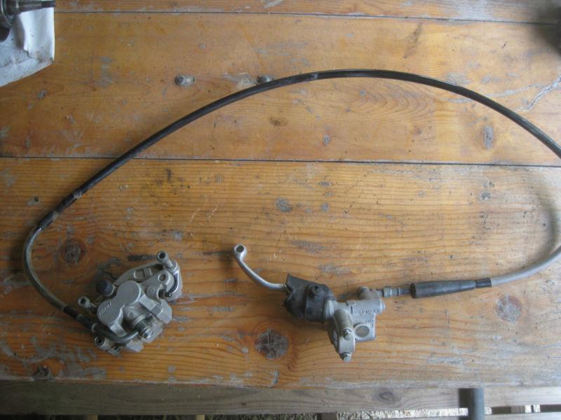 2000 kawasaki kx 125 front brake set up