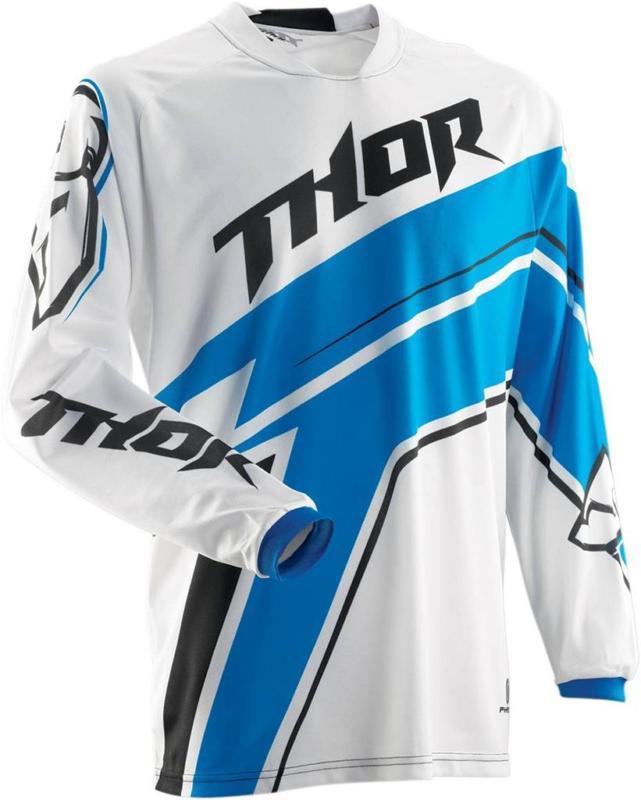 New thor motocross phase white stripe offroad jersey. men's xx-large / xxl