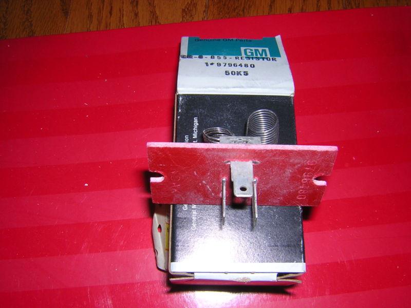 Purchase NOS GM BLOWER MOTOR RESISTER GM 9796480 in Litchfield