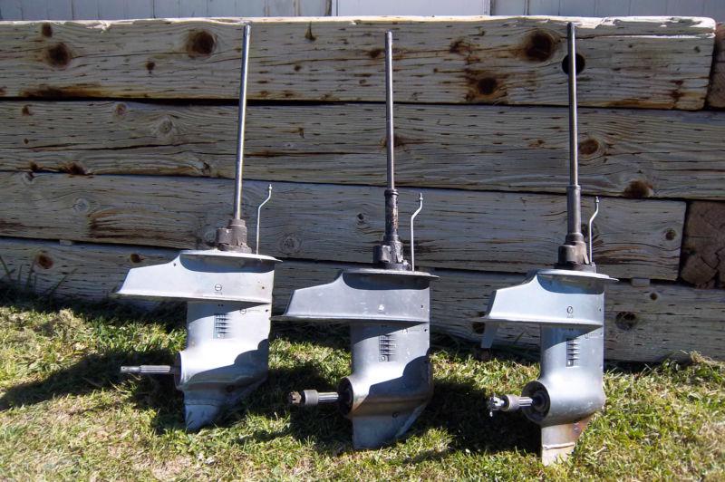 3 complete lower units for mariner yamaha 30 hp outboard