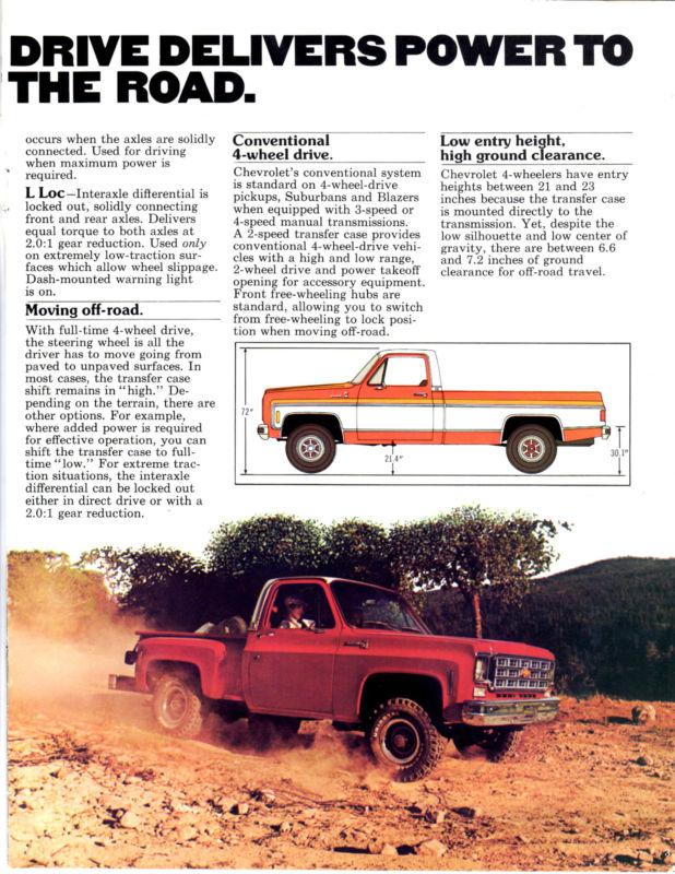 Purchase 1977 CHEVROLET TRUCKS PICKUP SUBURBAN 4X4 BLAZER 77 ORIGINAL