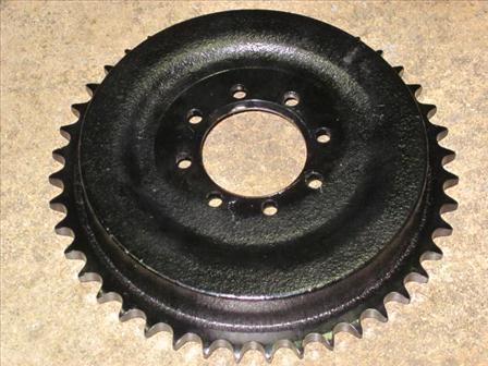 Triumph rear sprocket 43t tooth 1960-67 brake drum 37-1276 8 hole emgo