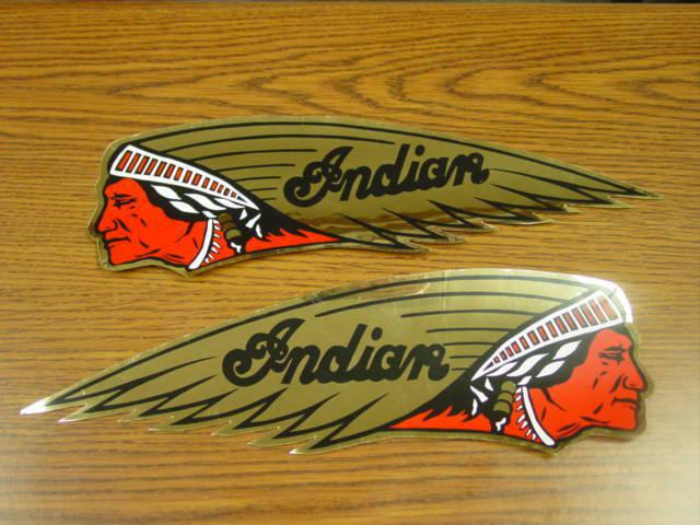 Indian motorcycle decals,old indian decals,stickers