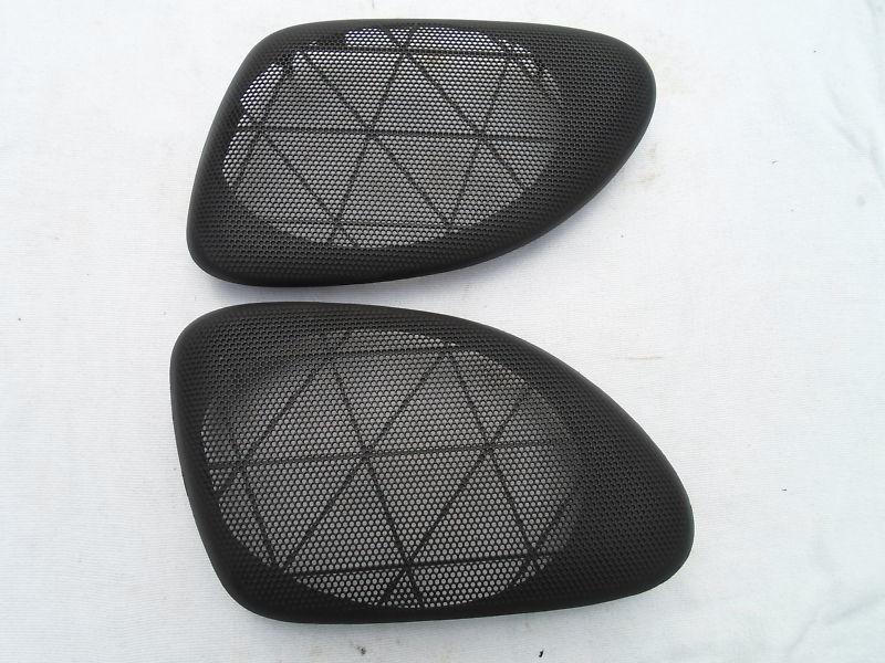 1996 - 2000 chrysler sebring black speaker grill cover set oem free shipping!