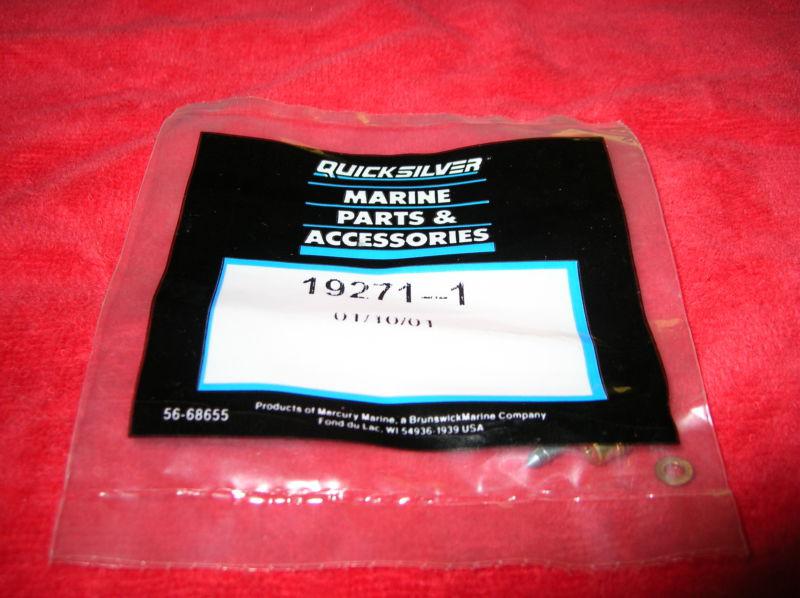 Quicksilver mercury needle and seat  # 19271-1 nos  free priority shipping!