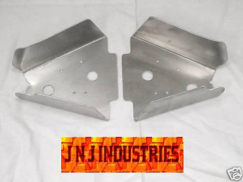 Yamaha rhino front a-arm skid plate set 450 660 700 utv