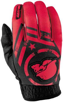 Msr 2014 youth gloves metal mulisha optic blk/red glove medium md