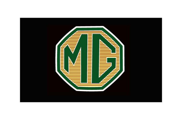 M g green flag 3' x 5' mg emblem banner jx