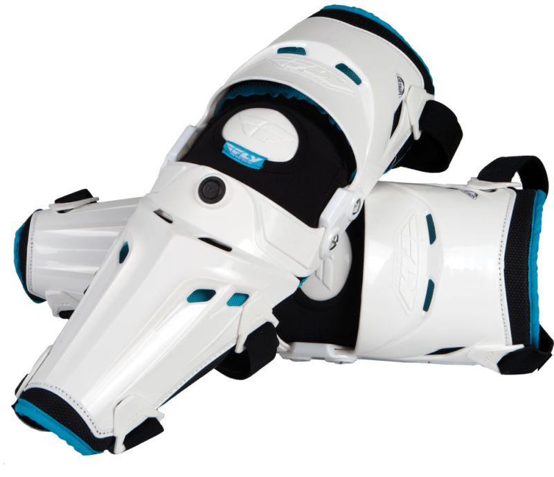Fly racing 5 pivot knee guard white osfm
