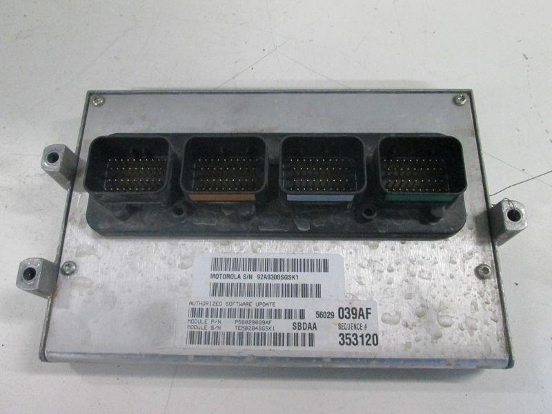 Engine computer brain module 2008chrysler pacifica 4.0l