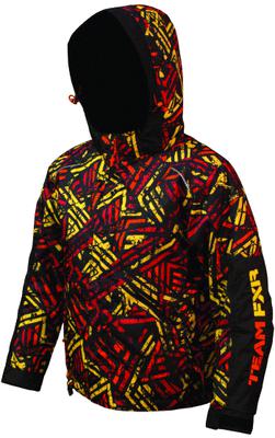 Fxr youth boys size 6 squadron crush ice fire warm snowmobile jacket-new