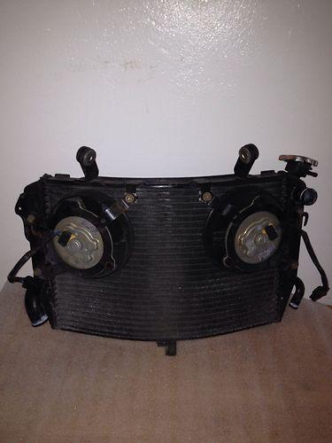 2004 2005 2006 2007 2008 2009 yamaha r1 radiatior with fans mint no cracks leaks