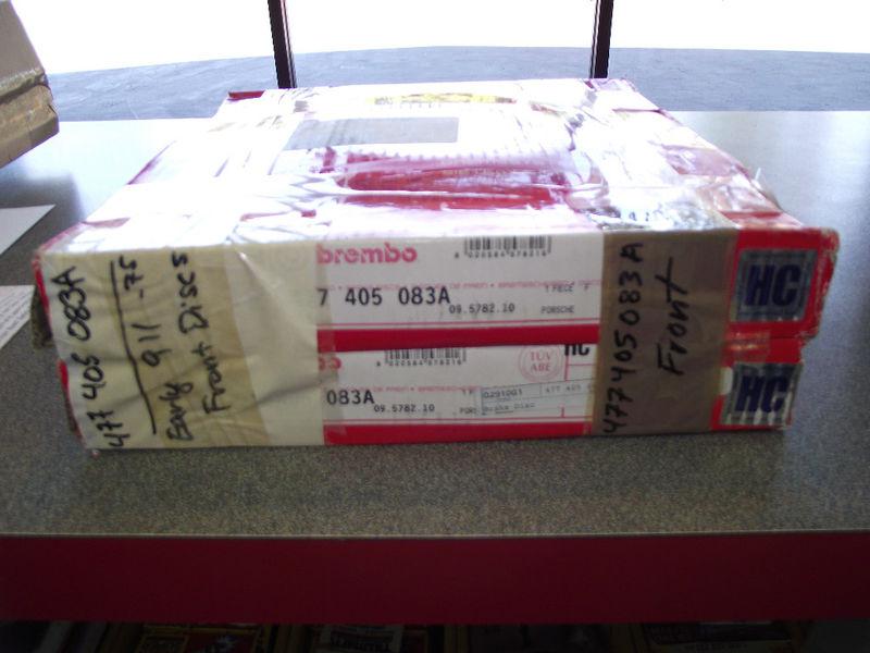 NEW PORSCHE 911 FRONT BRAKE DISC SET, US $110.00, image 2