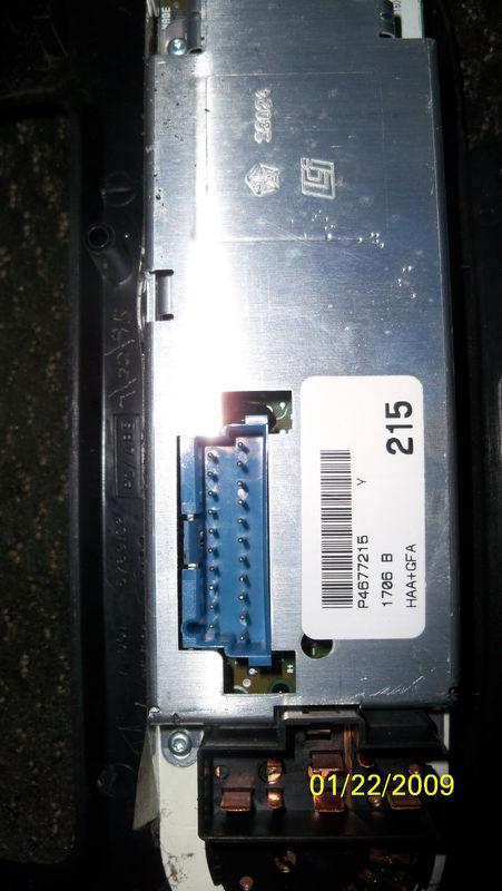 Caravan Climate Control/Radio Bezel