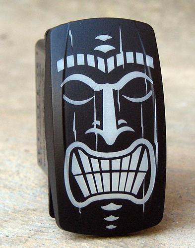 Polaris rzr xp 1000 xp1k  utv backlit marine grade tiki god  lights switch