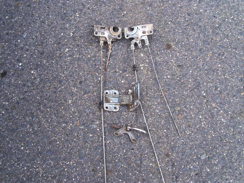 1958 mercedes 2 door latch assembles 1 door hinge 1 inside door handle