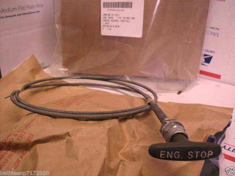 New 2.5 military g742 m35 a2 m40 series truck engine emergency stop kill cable 