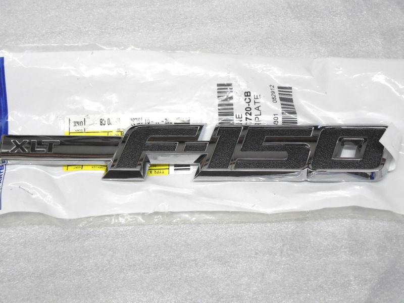2009 2010 2011 2012 ford f150 xlt fender emblem left lh new oem 9l3z 16720 cb