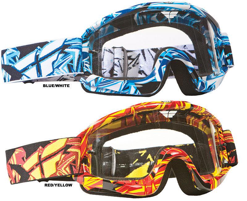 Fly racing "zone" 2014 adult offroad atv mx goggles anti-fog eye protection
