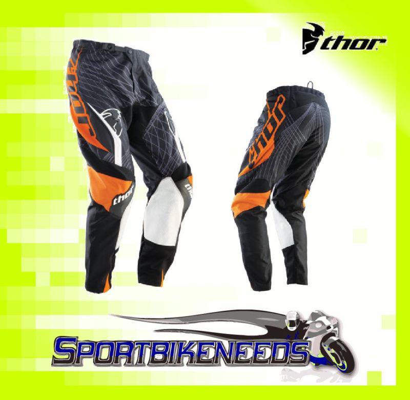 Thor 2012 phase spiral orange pant motocross size 30