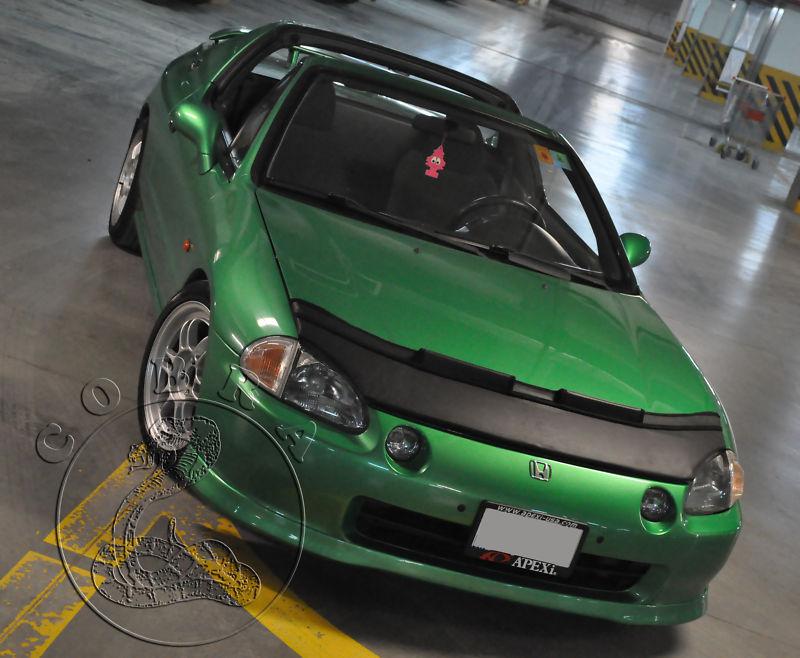 Honda crx del-sol 1992 1993 1994 1995 1996 1997 1998 custom bra car bonnet mask 
