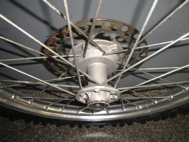 98 99 00 01 02 03 04 05 06 07 08 09 KAWASAKI KX 100 KX85 FRONT WHEEL OEM RIM, US $44.00, image 4
