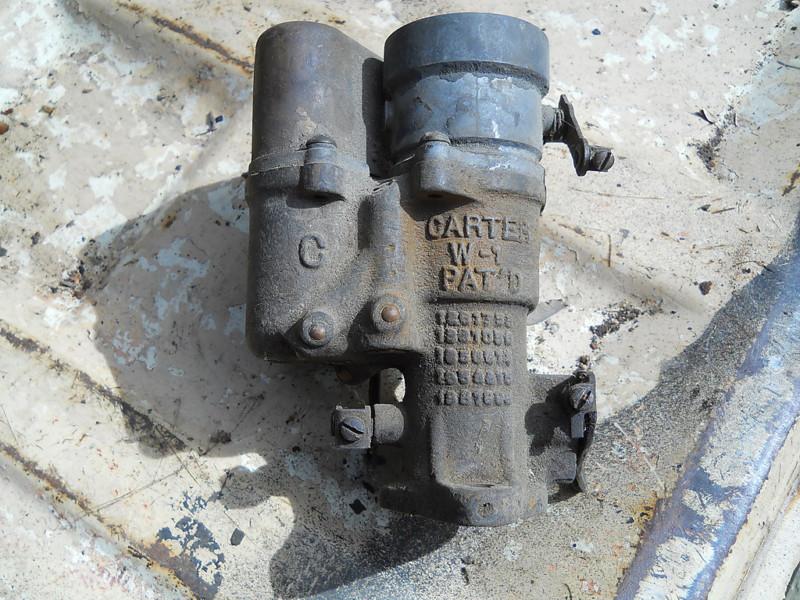 Vintage car or truck carter w-1 carburator
