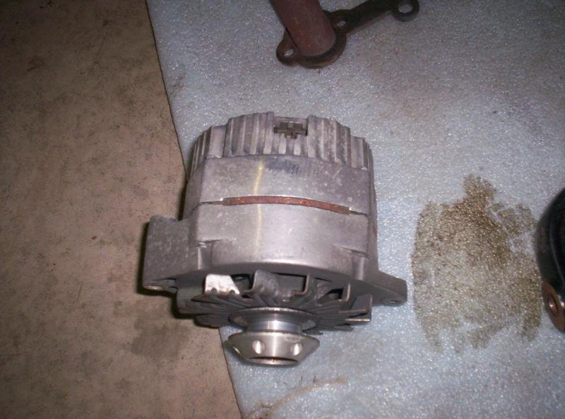 Buy SBC polished alternator, distributor, cap, points and coil off my