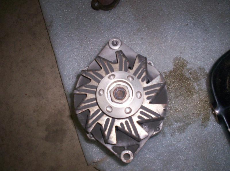 Buy SBC polished alternator, distributor, cap, points and coil off my