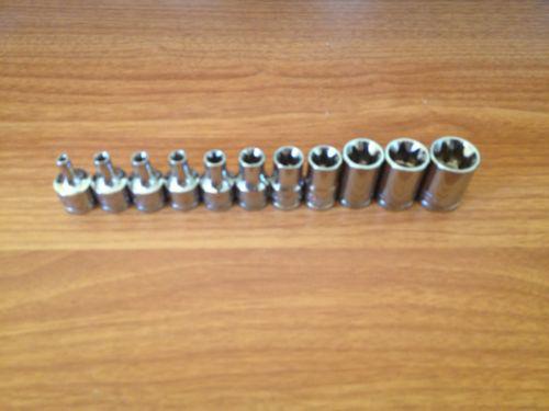 Blue point external torx sockets