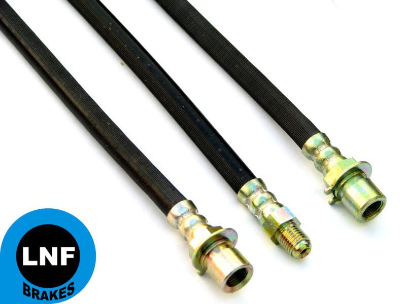 49 50 51 52 pontiac chieftain, streamliner,catalina brake hose set x3 (2fr+1rr)