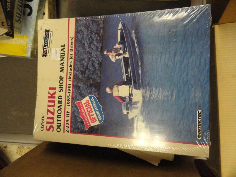 Suzuki outboard shop manual 2 to 225hp 1985 - 1991 includes jet drives