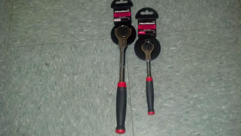 Gearwrench  ratchet set 1/4 an 3/8  rotating head 