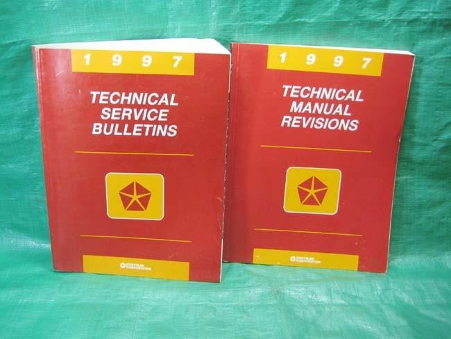 1997 oem chrysler technical service bulletins manual 81-699-98004 81-699-98005