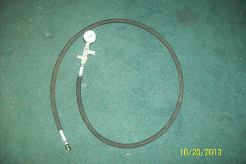 ADVANCED TOOL & DIE CASTING CO.PORTABLE AIR TANK VALVE W/ GAUGE AND HOSE, US $7.99, image 2
