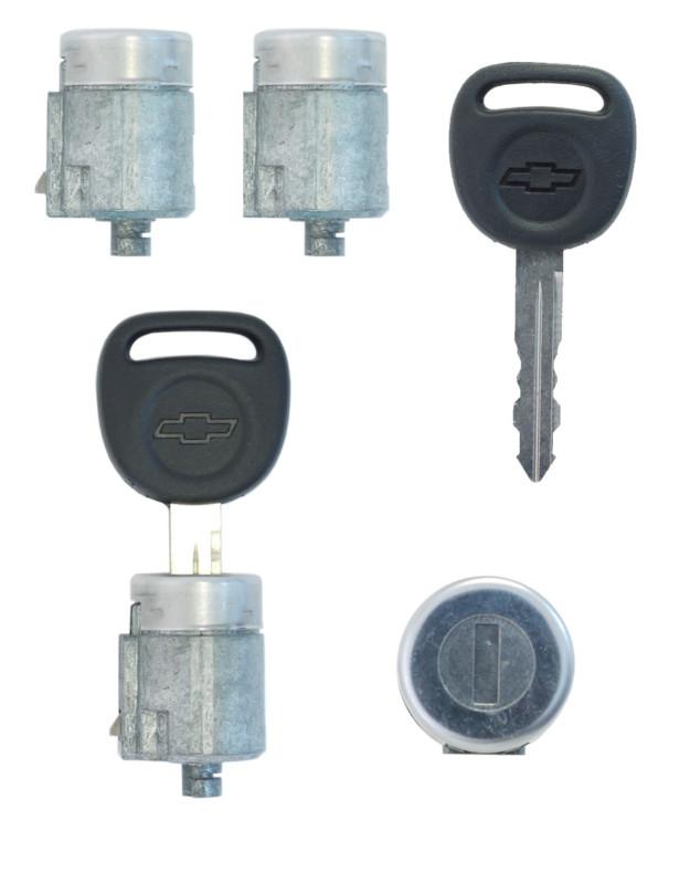 Chevrolet express van 4 door lock cylinder set w/2 keys right, left, side & rear
