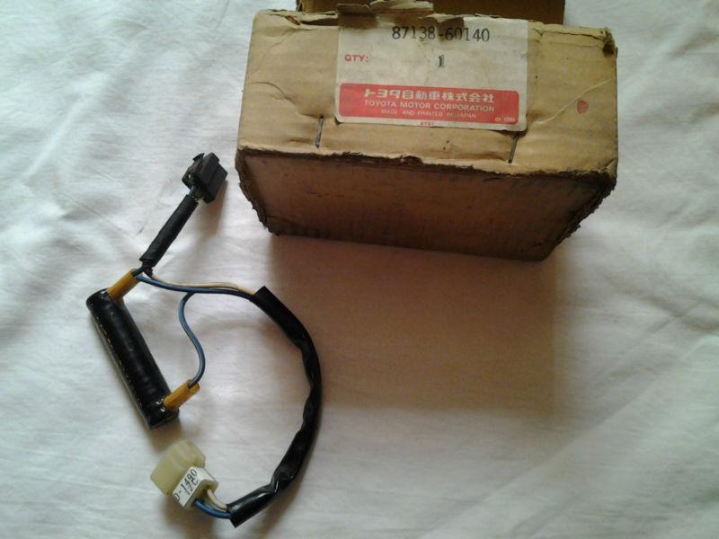 HEATER BLOWER RESISTOR - LAND CRUISER FJ40-FJ45 BJ40-BJ46 HJ47 - GENUINE TOYOTA!, US $85.00, image 2