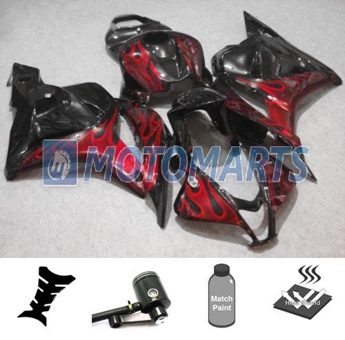 Bundle inj fairing w/ brake fluid reservoir for honda cbr600rr 09 10 11 2012 eaa