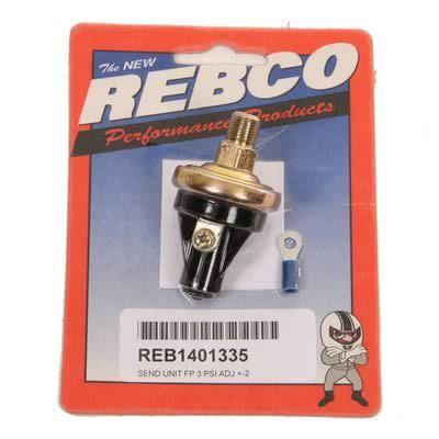 Rebco 140-1335 sending unit fuel pressure 3 psi adjustable +/- 2 psi each