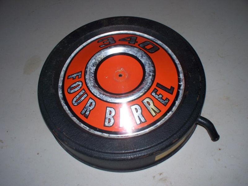 Mopar , dodge , plymouth , original 1968,69,  340 unsilenced air cleaner 