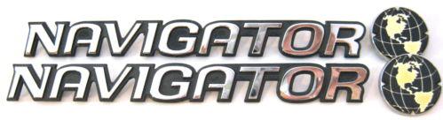 Lincoln navigator side door emblems nameplate globe badge