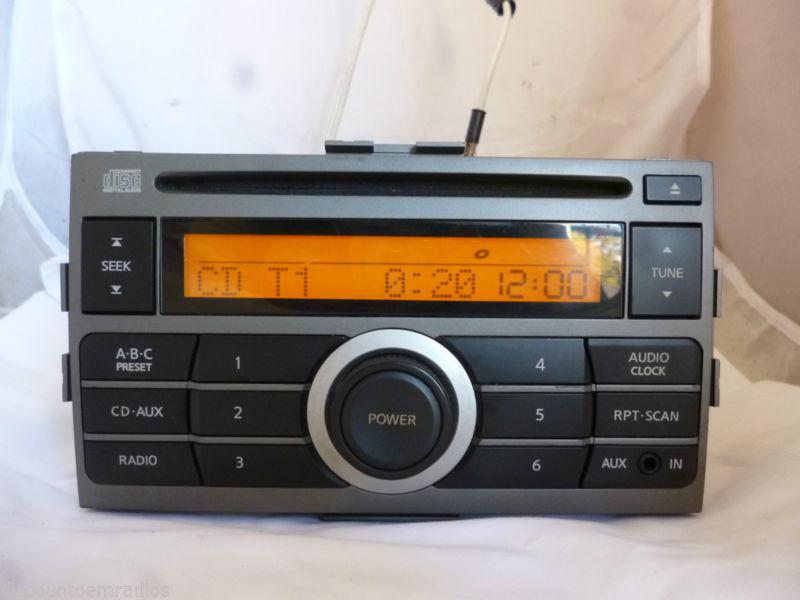 07-10 nissan sentra radio cd player 28185-et000 factory *