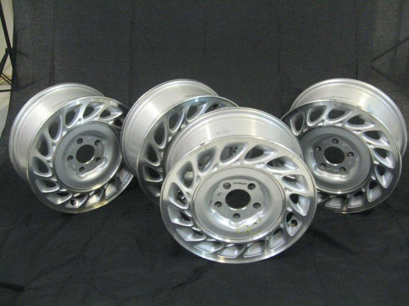  wheels set 4 rims gm factory oem 7016  15"x 6"