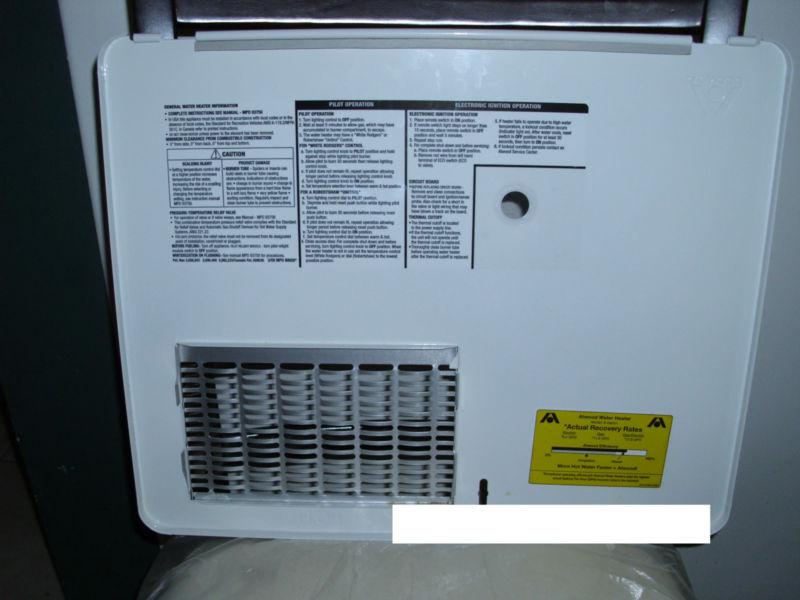 Atwood 91522 water heater access door rv replacement door, beige